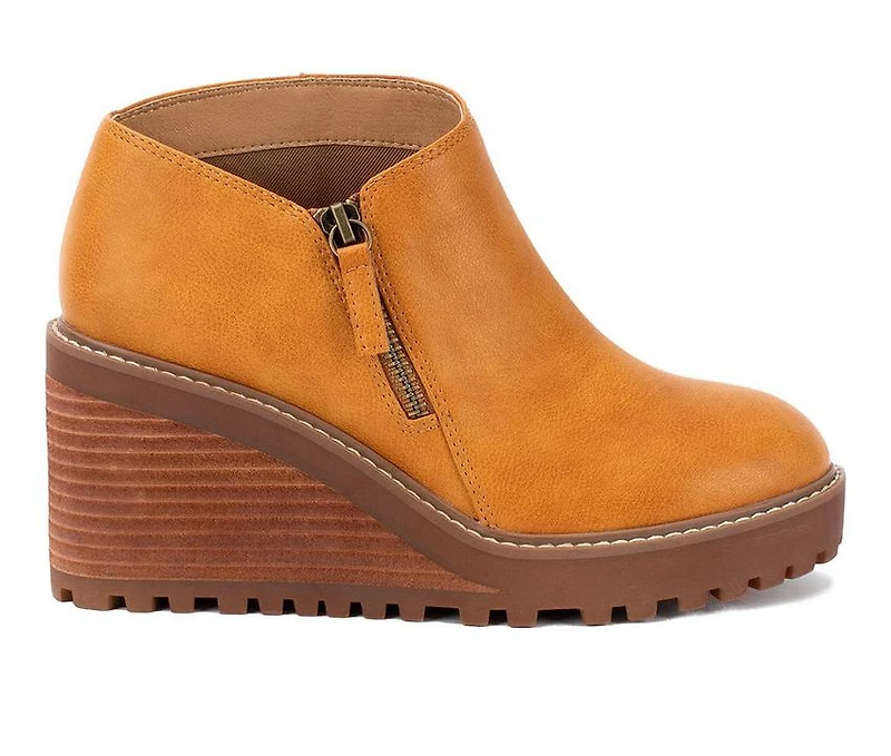 Women's Yellow Box Ankara Booties