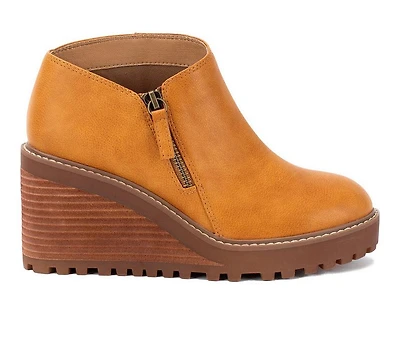 Women's Yellow Box Ankara Booties