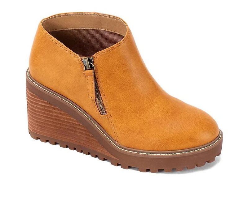 Women's Yellow Box Ankara Booties