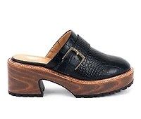 Women's Yellow Box Barker Platform Clogs