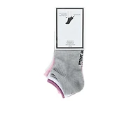 Steve Madden 10 Pair Ribbed Toe Stripe Low Cut Socks