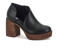 Women's Yellow Box Loredo D'Orsay Platform Clogs