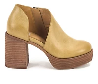 Women's Yellow Box Loredo D'Orsay Platform Clogs