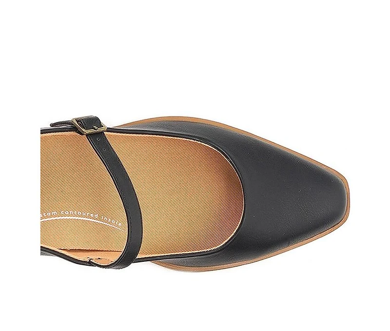 Women's Yellow Box Wilma Low Heeled Maryjanes