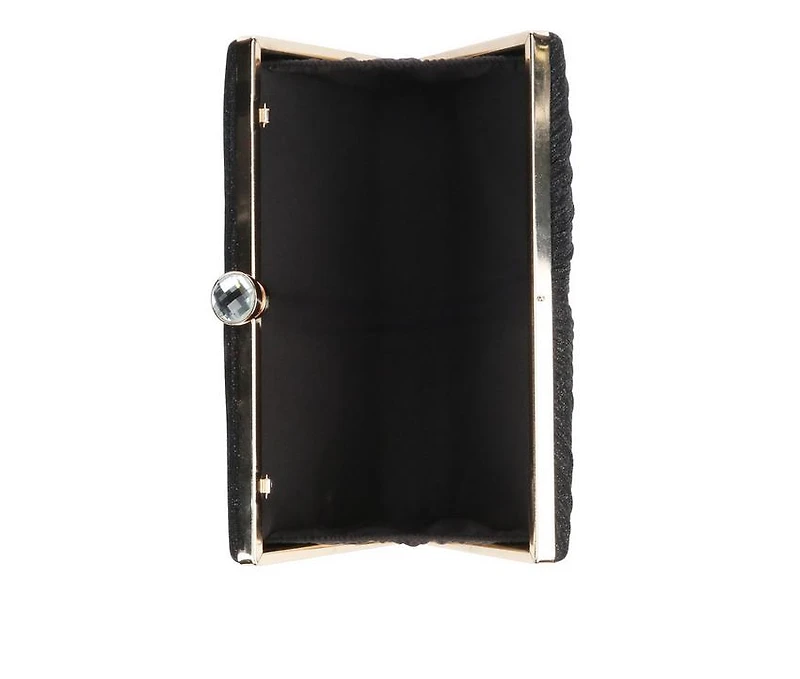 Vanessa Pleated Glitter Clutch