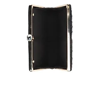 Vanessa Pleated Glitter Clutch