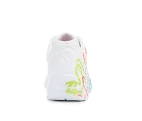 Girls' Skechers Street Little Kid & Big Uno Lite Gold Crown Sneakers