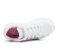 Girls' Skechers Street Little Kid & Big Uno Lite Gold Crown Sneakers