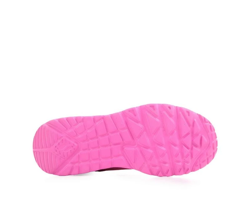 Girls' Skechers Street Little Kid & Big Uno Lite Gold Crown Sneakers