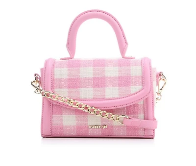 Madden Girl Tweed Top Handle Handbag