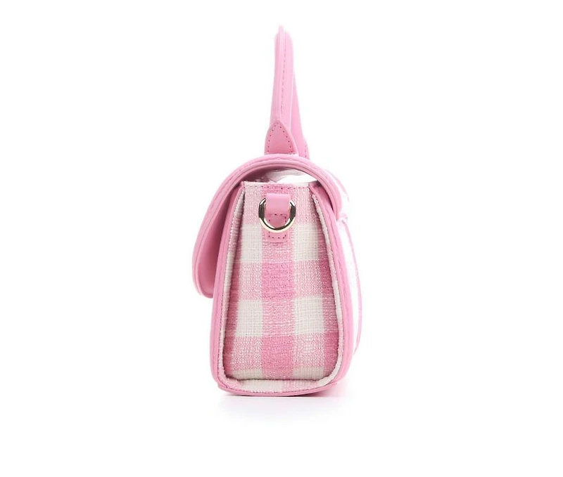 Madden Girl Tweed Top Handle Handbag