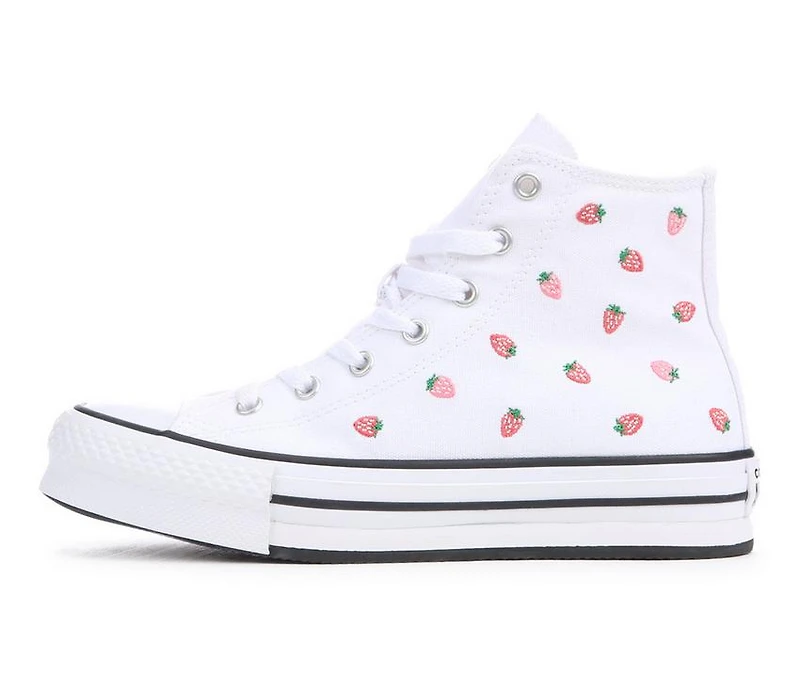 Girls' Converse Big Kid Chuck Taylor Lift Strawberry High-Top Sneakers