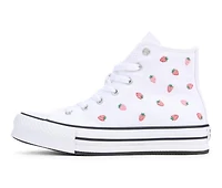 Girls' Converse Big Kid Chuck Taylor Lift Strawberry High-Top Sneakers