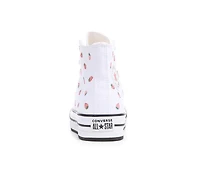 Girls' Converse Big Kid Chuck Taylor Lift Strawberry High-Top Sneakers