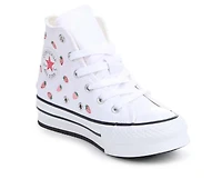 Girls' Converse Little Kid Chuck Taylor Lift Strawberry High-Top Sneakers