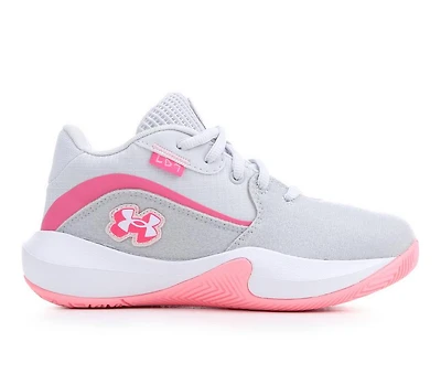 Girls' Under Armour Little Kid Lockdown 7 Patches Basketball Shoes