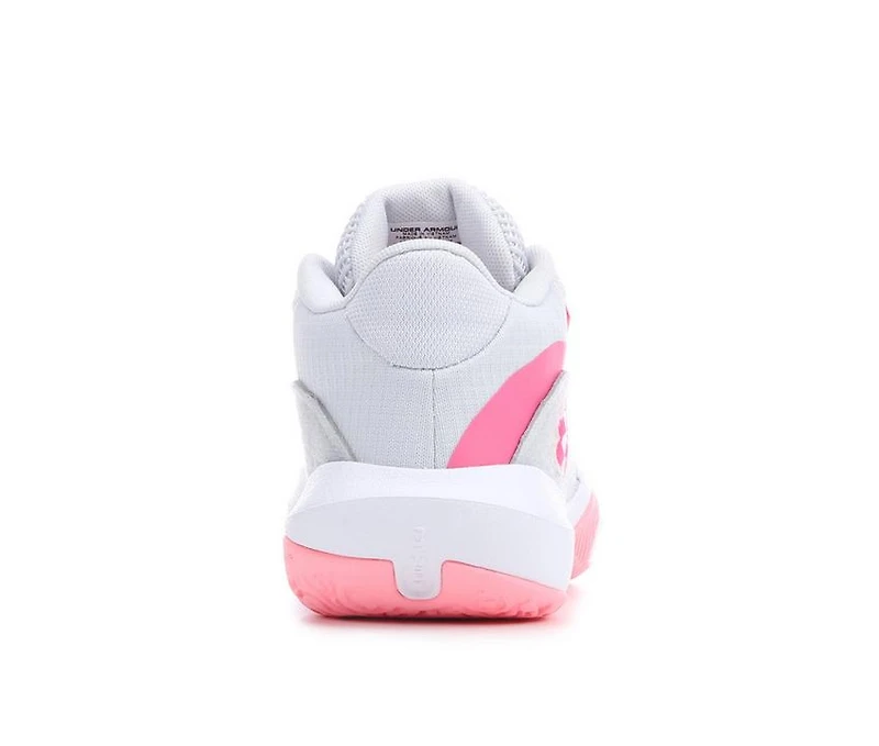Girls' Under Armour Little Kid Lockdown 7 Patches Basketball Shoes