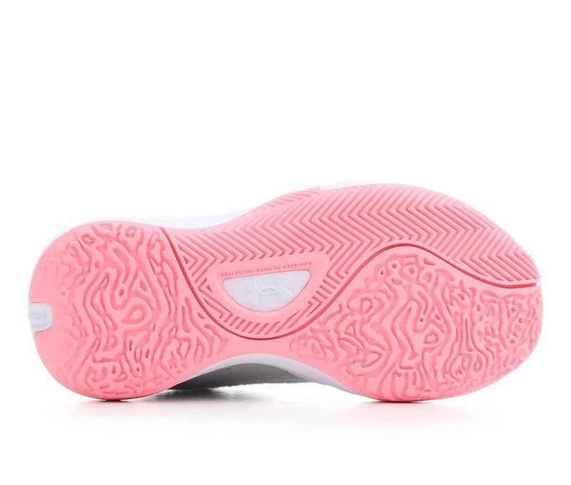 Girls' Under Armour Little Kid Lockdown 7 Patches Basketball Shoes