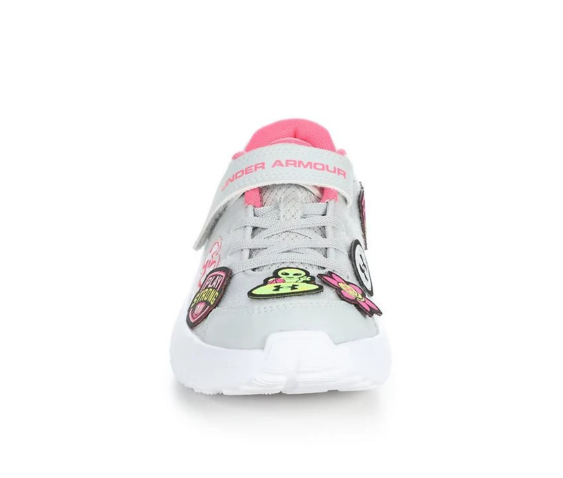 Girls' Under Armour Little Kid Surge 4 Patches Running Shoes