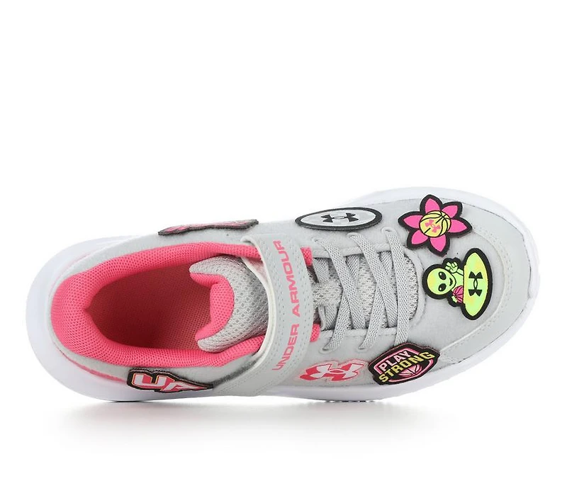 Girls' Under Armour Little Kid Surge 4 Patches Running Shoes