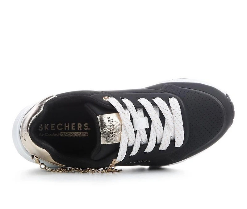 Girls' Skechers Street Little Kid & Big Uno Gen 1 Charm Sneakers