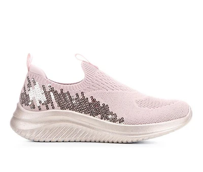 Girls' Skechers Little Kid & Big Ultra Flex 3 Sequin Casual Sneakers