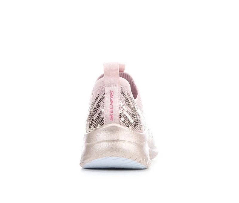 Girls' Skechers Little Kid & Big Ultra Flex 3 Sequin Casual Sneakers