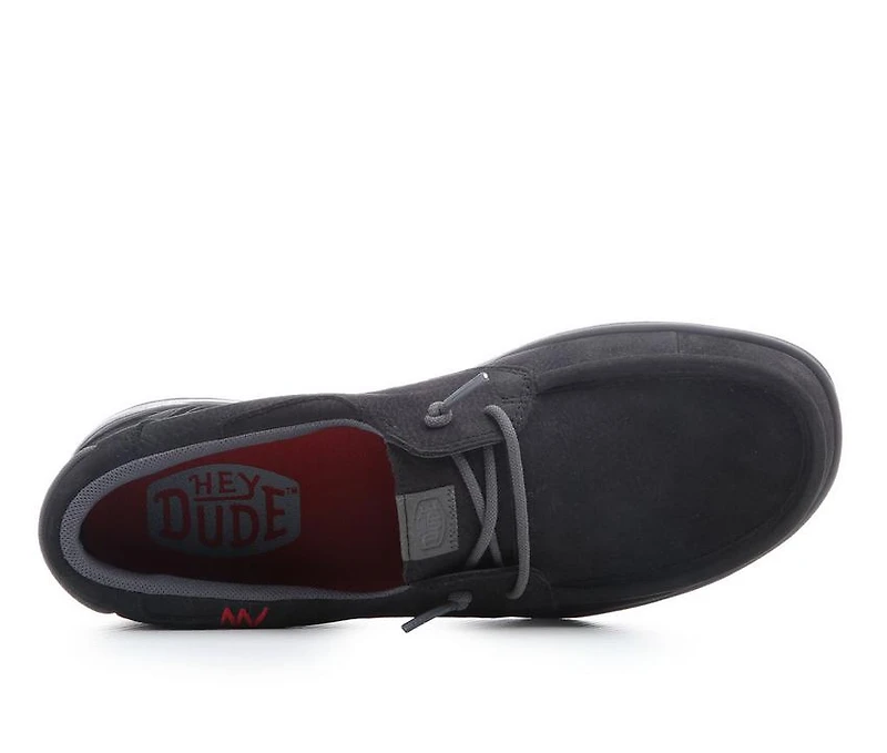 Men's HEYDUDE Welsh Grip Craft Leather Boat Shoes