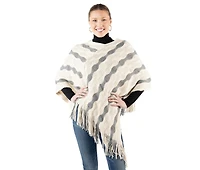 AW Items Knit Poncho w Lurex