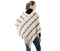 AW Items Knit Poncho w Lurex