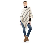 AW Items Knit Poncho w Lurex