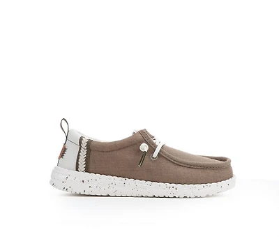 Kids' HEYDUDE Little Kid & Big Wally Craft Linen Casual Shoes