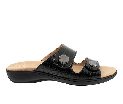 Women's Trotters Ruthie Croco Sandals