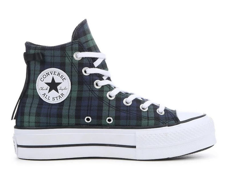 Women's Converse Ctas Lift High Plaid Sneakers
