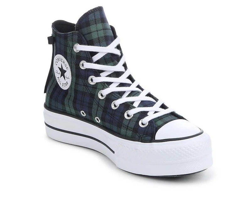 Women's Converse Ctas Lift High Plaid Sneakers