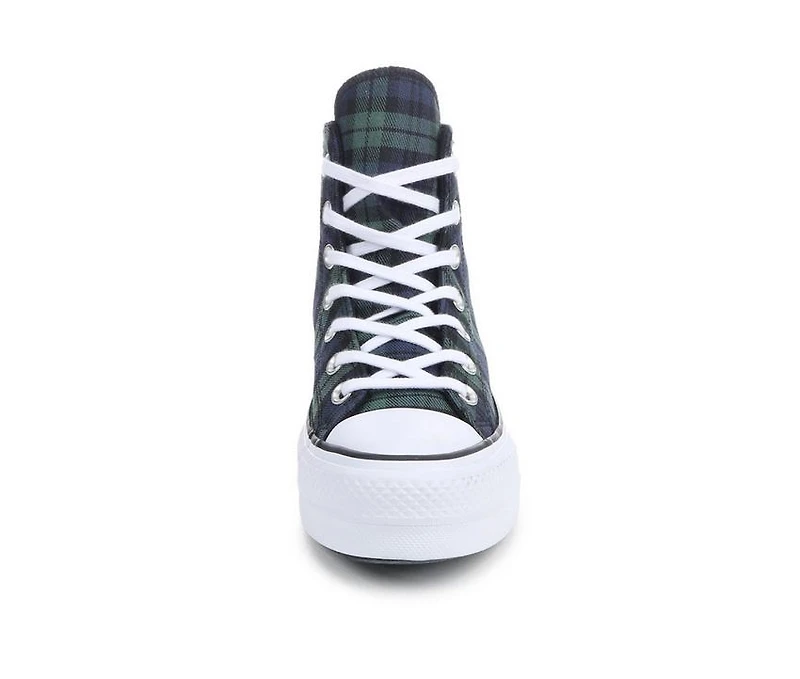 Women's Converse Ctas Lift High Plaid Sneakers