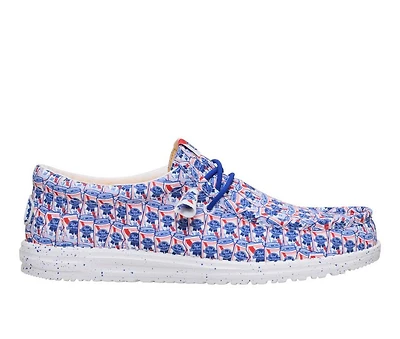 Men's HEYDUDE Wally Pabst Blue Ribbon Casual Shoes