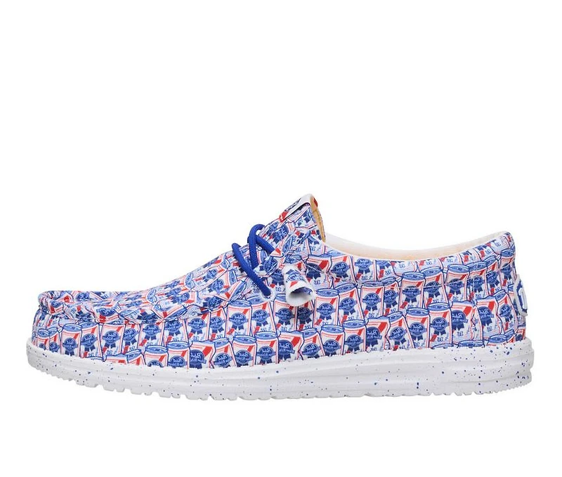 Men's HEYDUDE Wally Pabst Blue Ribbon Casual Shoes