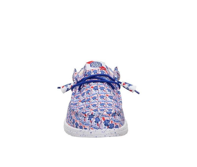 Men's HEYDUDE Wally Pabst Blue Ribbon Casual Shoes