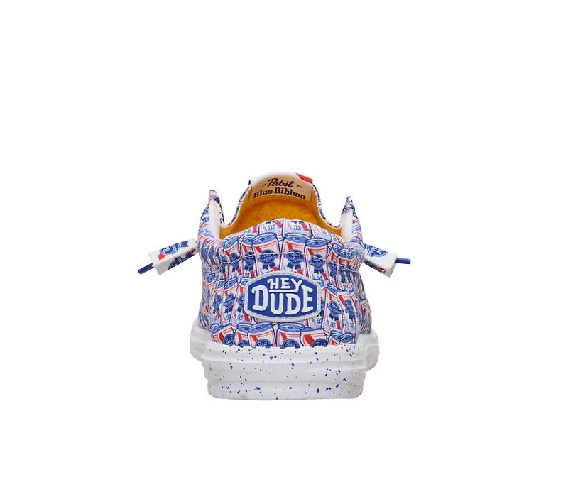 Men's HEYDUDE Wally Pabst Blue Ribbon Casual Shoes