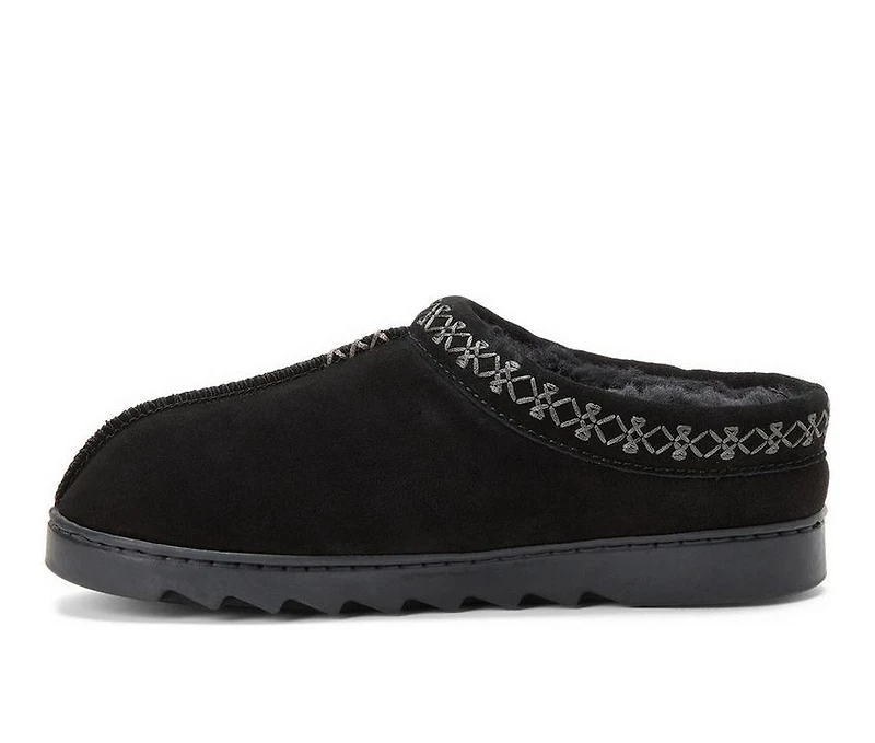 Dearfoams  Doreen Suede Clog Slippers