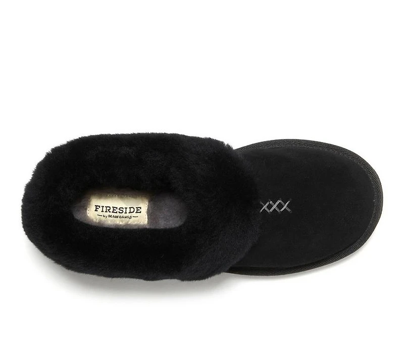 Fireside by Dearfoams Adelaide Shearling Slippers