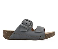 Women's White Mountain Fearful Footbed Sandals