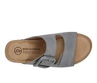 Women's White Mountain Fearful Footbed Sandals