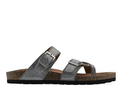 Women's White Mountain Grays Footbed Sandals