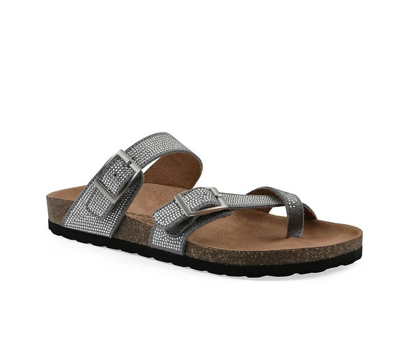 Women's White Mountain Grays Footbed Sandals