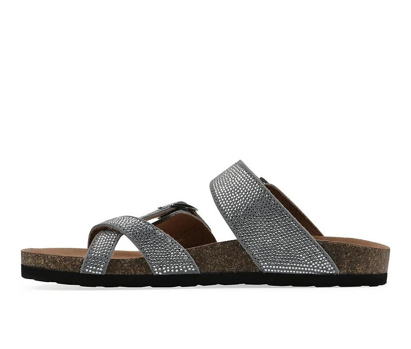 Women's White Mountain Grays Footbed Sandals