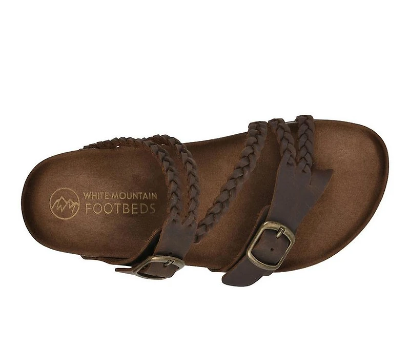 Women's White Mountain Haziest Footbed Sandals