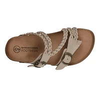 Women's White Mountain Haziest Footbed Sandals