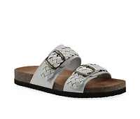 Women's White Mountain Hey Footbed Sandals